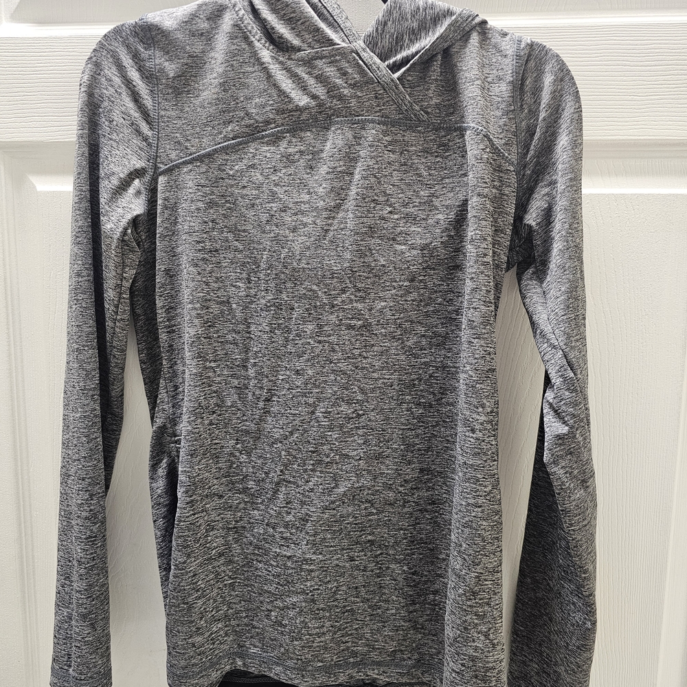 Gray Long Sleeve Hoodie